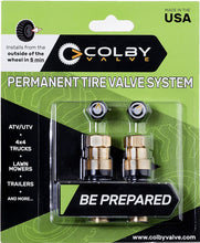 Load image into Gallery viewer, Colby Valve-Permanent Tire Valve System - 2 Pack
