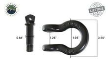 Load image into Gallery viewer, OVS - Recovery Shackle 3/4&quot; 4.75 Ton Black

