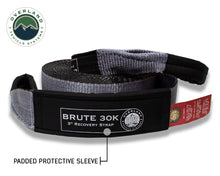 Load image into Gallery viewer, OVS - Tow Strap 30,000 lb. 3&quot; x 30&#39; Gray With Black Ends &amp; Storage Bag
