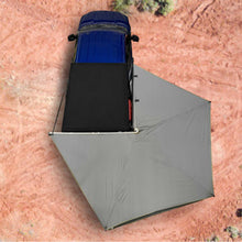 Load image into Gallery viewer, OVS - Nomadic 270 LT Awning - Dark Gray 270 Degree Awning With Black Cover Universal
