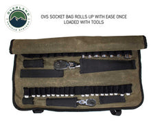 Load image into Gallery viewer, OVS - Rolled Bag Socket Organizer With Handle And Straps - #16 Waxed Canvas Universal
