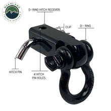 Load image into Gallery viewer, OVS - Receiver Mount Recovery Shackle 3/4&quot; 4.75 Ton With Dual Hole Black Universal

