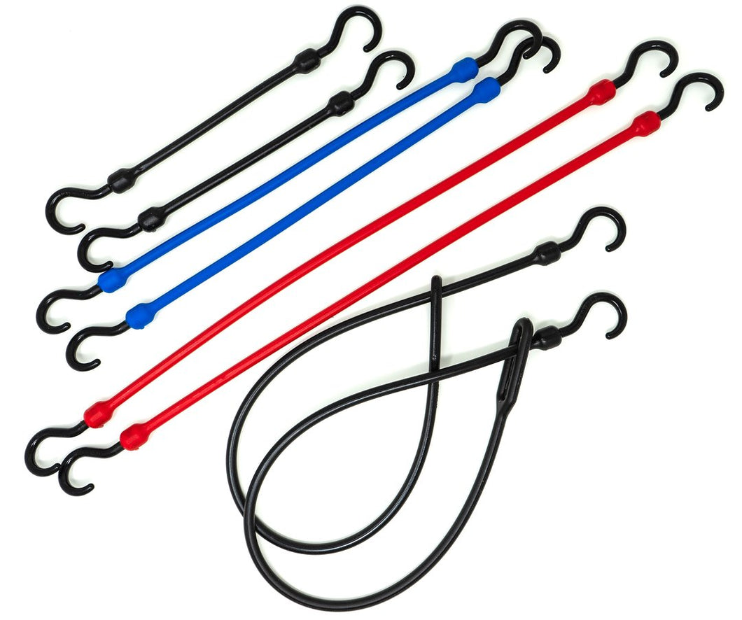 The Perfect Bungee-8pc Easy Stretch Cord Multi-Pack
